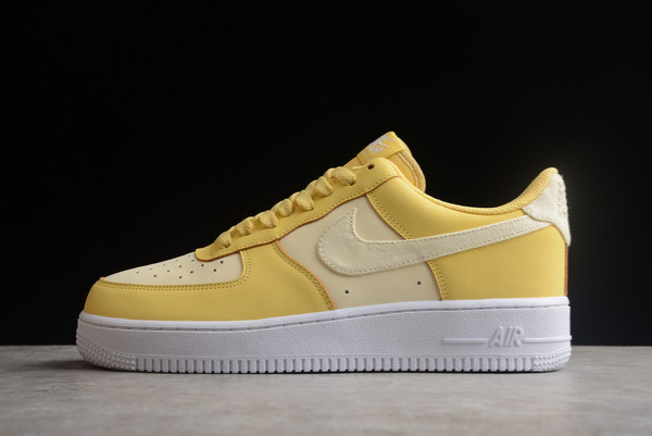 Hot Sale Nike Air Force 1 Low Cross Stitch Light Lemon/White DJ9945-700