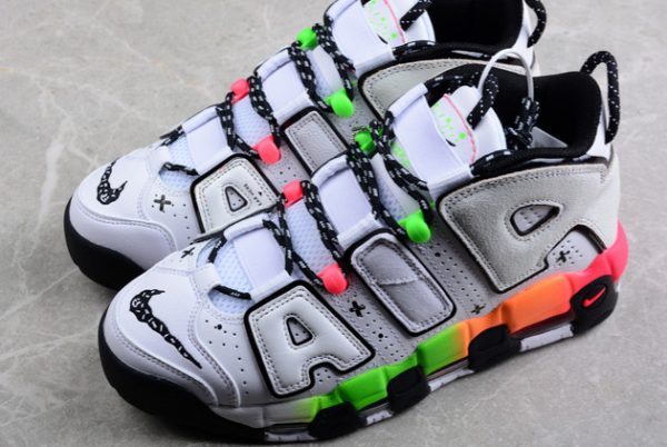 Latest 2022 Nike Air More Uptempo “Ghost” Basketball Shoes DV1233-111-2