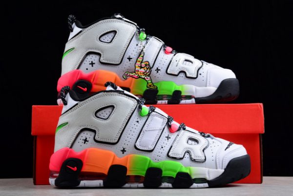 Latest 2022 Nike Air More Uptempo “Ghost” Basketball Shoes DV1233-111-3