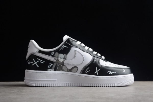 2022 KAWS x Nike Air Force 1 Low White/Black-Grey Outlet CW2288-777-1