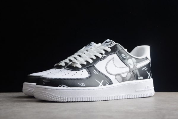 2022 KAWS x Nike Air Force 1 Low White/Black-Grey Outlet CW2288-777-2