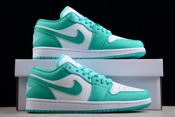 Best Selling 2022 Air Jordan 1 Low Turquoise White DC0774-132-3