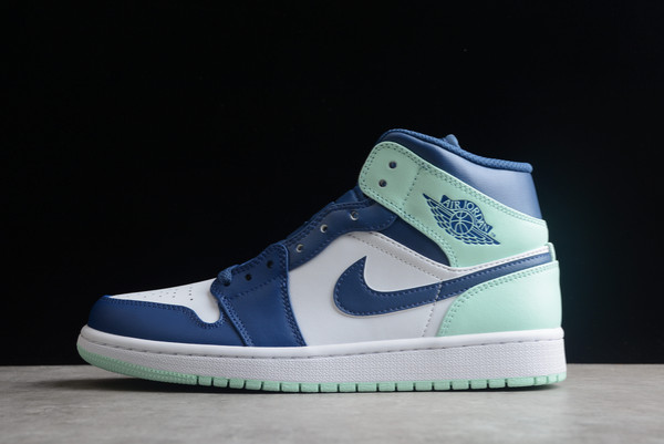 Best Selling Air Jordan 1 Mid “Blue Mint” Basketball Shoes 554724-413