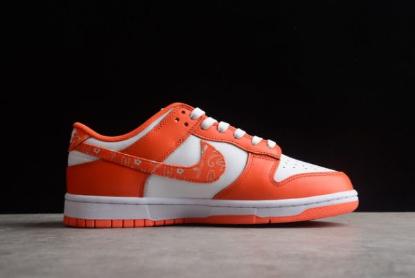 Best Selling Nike Dunk Low “Orange Paisley” Skateboard Shoes DH4401-103-1