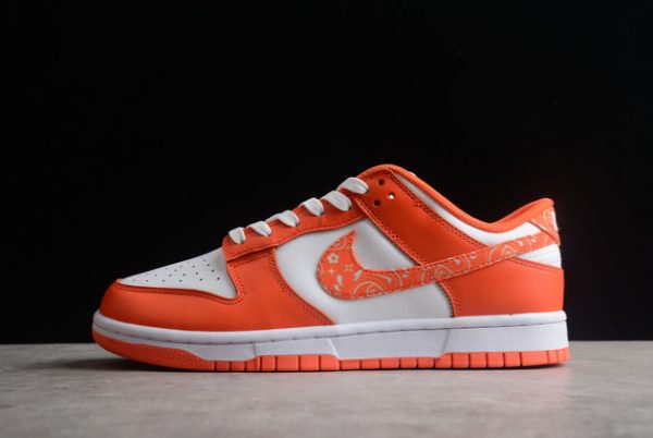 Best Selling Nike Dunk Low “Orange Paisley” Skateboard Shoes DH4401-103