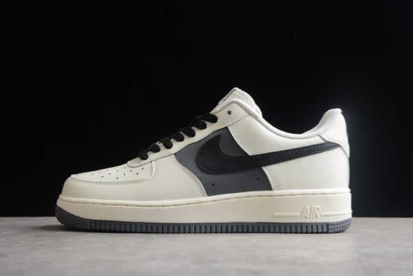 Cheap Sale 2022 Nike Air Force 1 ’07 Low Beige/Black-Grey DA4093-100