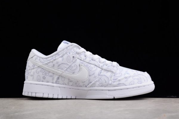 Cheap Sale Nike Dunk Low “White Paisley” White/Grey Fog-White DJ9955-100-1