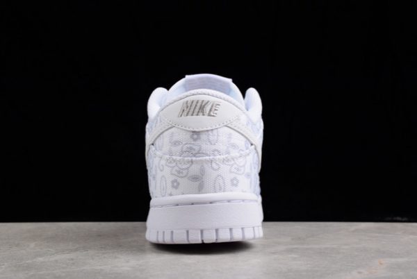 Cheap Sale Nike Dunk Low “White Paisley” White/Grey Fog-White DJ9955-100-2