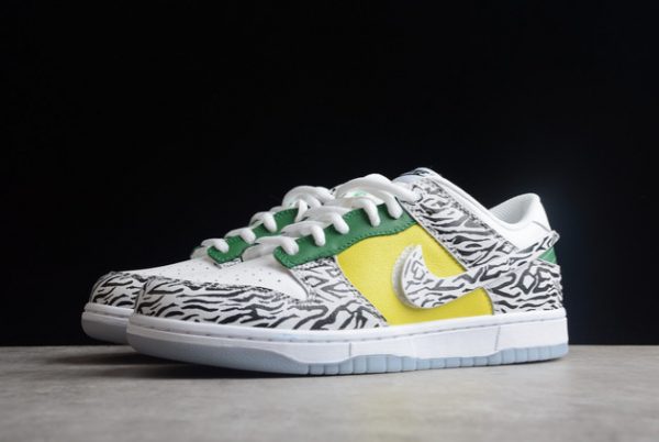 Fashion 2022 Nike Dunk Low “Doernbecher” White/Black-Green-Yellow DR7305-100-2