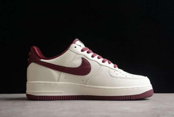 Hot Sale 2022 Nike Air Force 1 Low White/Burgundy GH5622-063-1