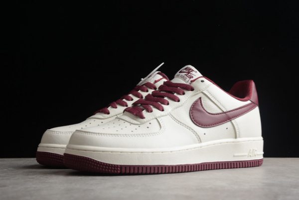 Hot Sale 2022 Nike Air Force 1 Low White/Burgundy GH5622-063-2