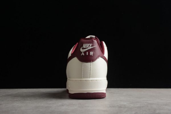 Hot Sale 2022 Nike Air Force 1 Low White/Burgundy GH5622-063-4