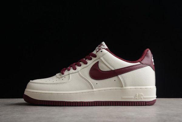 Hot Sale 2022 Nike Air Force 1 Low White/Burgundy GH5622-063