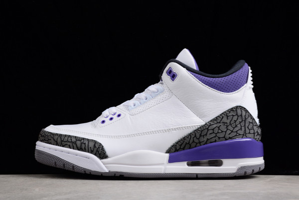 Hot Sale Air Jordan 3 “Dark Iris” Unisex Basketball Shoes CT8532-105