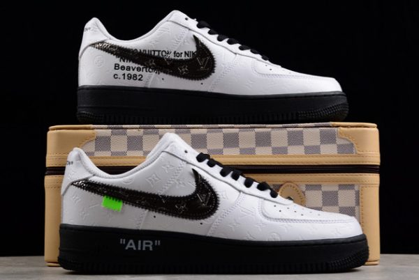 LV3369-101 Nike Air Force 1 Low White Sneakers For Wholesale-4