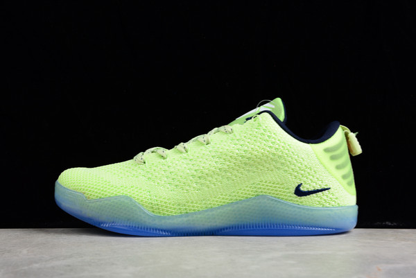 Mens Nike Kobe 11 Low 4KB “Liquid Lime” Running Sneakers 824463-334