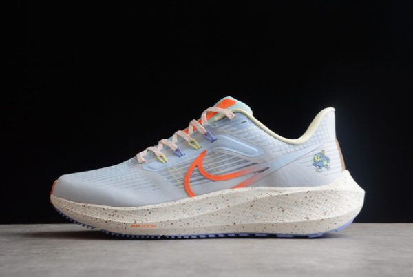 New Release 2022 Nike Air Zoom Pegasus 39 White/Ice Blue-Orange DX6047-181