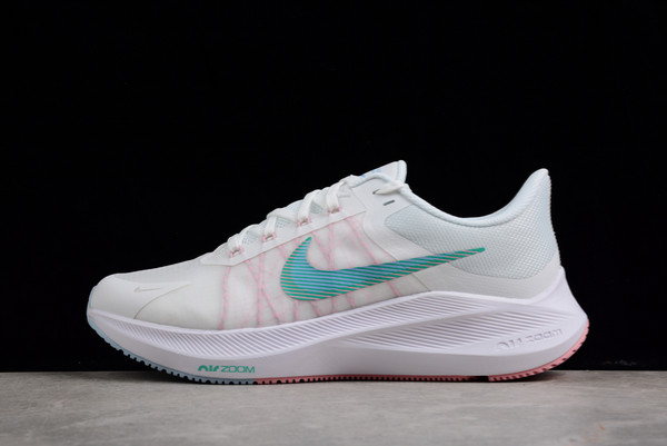 Women's Nike Zoom Winflo 8 White Menta Running Shoes CW3421-105