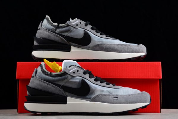 2022 Men's Nike Waffle One SE Cool Grey Shoes DD8014-002-4