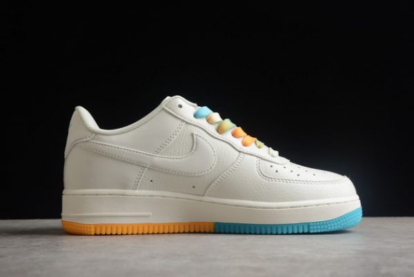 2022 Nike Air Force 1 ’07 Low White/Multi-Color Outlet Sale SA5696-123-1