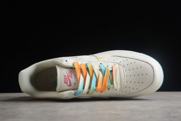 2022 Nike Air Force 1 ’07 Low White/Multi-Color Outlet Sale SA5696-123-2