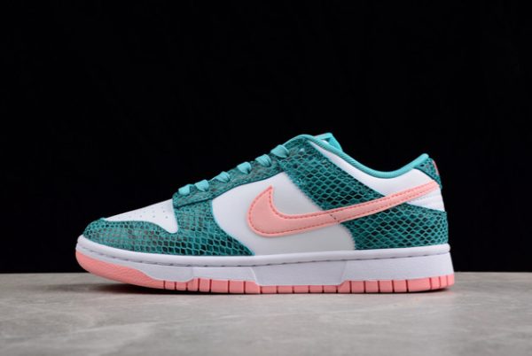 2022 Release Nike Dunk Low “Snakeskin” Skateboard Shoes DR8577-300