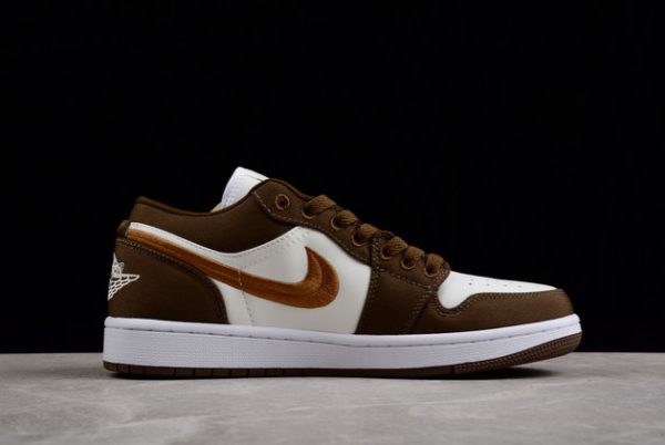 Brand Nike Air Jordan 1 Low “Mocha Toe” Basketball Shoes DV0426-301-1