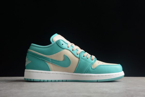 Brand Nike Air Jordan 1 Low Tropical Teal Basketball Shoes DC0774-131-1