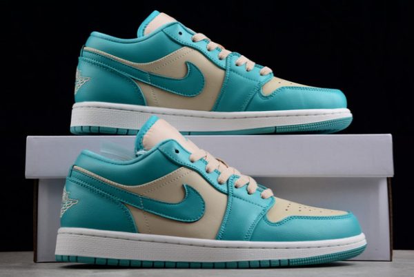 Brand Nike Air Jordan 1 Low Tropical Teal Basketball Shoes DC0774-131-5