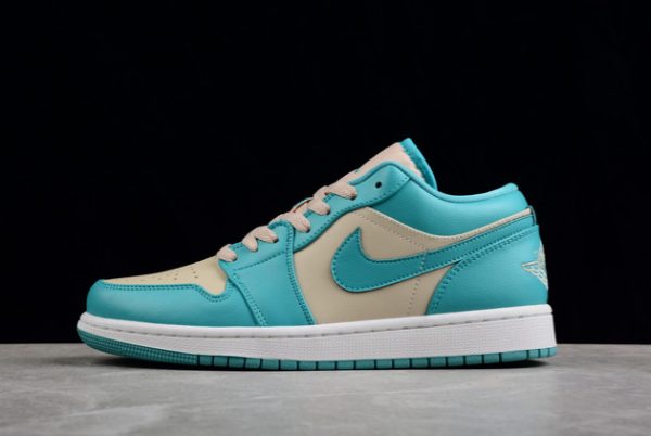 Brand Nike Air Jordan 1 Low Tropical Teal Basketball Shoes DC0774-131