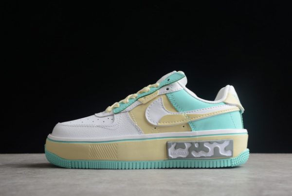 Cheap Sale 2022 Nike Air Force 1 Fontanka White Yellow Green CW6688-610