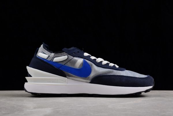 DD8014-003 Nike Waffle One SE “Hyper Royal” Running Shoes-2