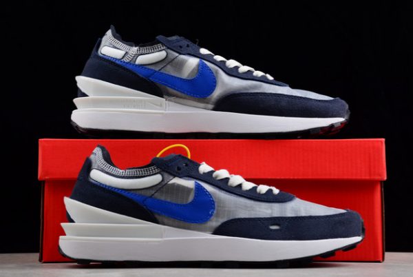 DD8014-003 Nike Waffle One SE “Hyper Royal” Running Shoes-5