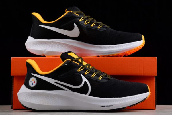 Fashion Nike Air Zoom Pegasus 39 Black/Yellow-White Running Shoes DR2059-001-4