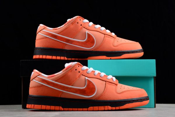 FD8776-800 Concepts x Nike SB Dunk Low Orange Lobster Skateboard Shoes-2