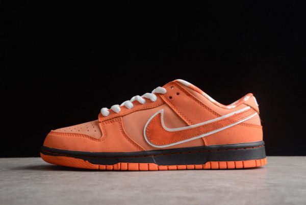 FD8776-800 Concepts x Nike SB Dunk Low Orange Lobster Skateboard Shoes