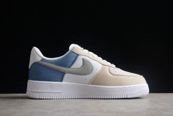 Hot Sale 2022 Nike Air Force 1 Low Grey/White-Blue DG2296-018-1