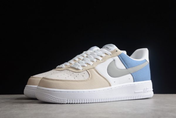 Hot Sale 2022 Nike Air Force 1 Low Grey/White-Blue DG2296-018-2