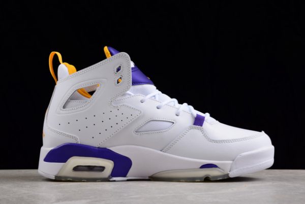 Hot Sale Jordan Flight Club 91 “Lakers” Basketball Shoes DC7329-105-1