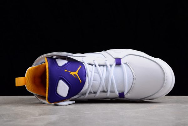 Hot Sale Jordan Flight Club 91 “Lakers” Basketball Shoes DC7329-105-2