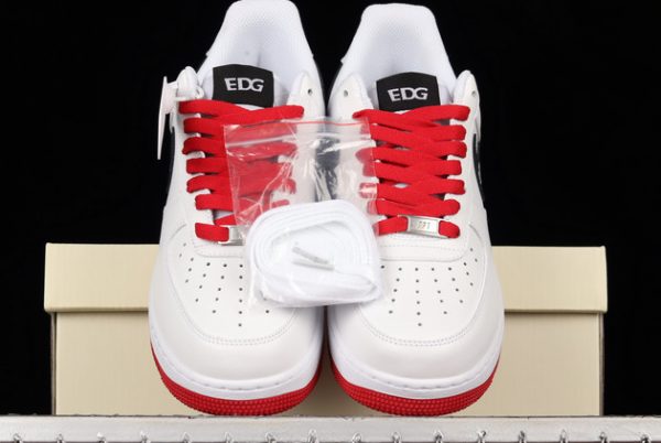 Latest Release LPL x Air Force 1 White/Black-Red Sneaker AF1234-008-2