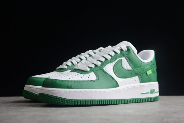 New Release 2022 Nike Air Force 1 Low White Green MS 0232-2