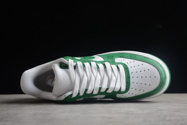 New Release 2022 Nike Air Force 1 Low White Green MS 0232-3