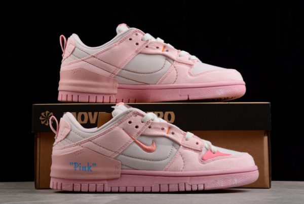 Nike Dunk Low Disrupt 2 “Desert Bronze” Pink Skateboard Shoes DH4402-100-4