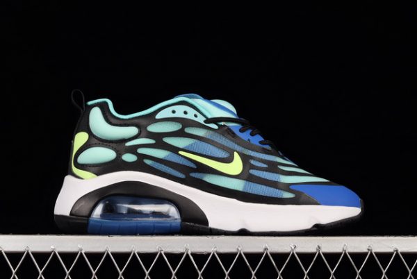 Shop Nike Air Max 200 Black Blue Green Lifestyle Shoes AQ2568-200-1