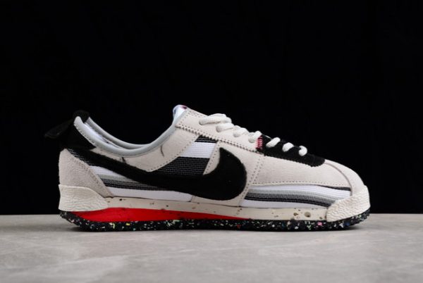 Shop Union x Nike Cortez White/Black-Red Unisex Sneakers DR1413-005-1