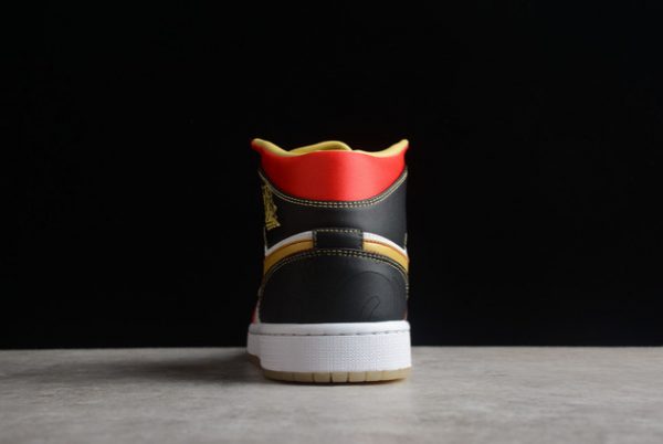 Where To Buy Air Jordan 1 Mid XQ White/Gold Dust-Sport Red-Black DV0576-176-4