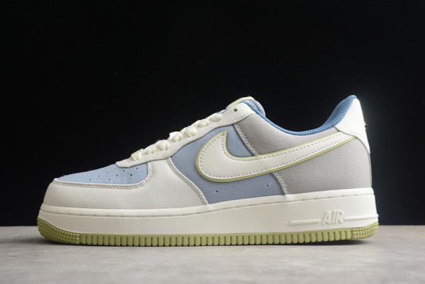 2022 Nike Air Force 1 Low Beige Blue Grey Green Unisex Sneakers DG2296-025