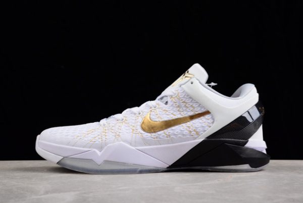 511371-100 Nike Zoom Kobe 7 VII Elite “Home” White/Metallic Gold-Black-Neutral Grey To Buy