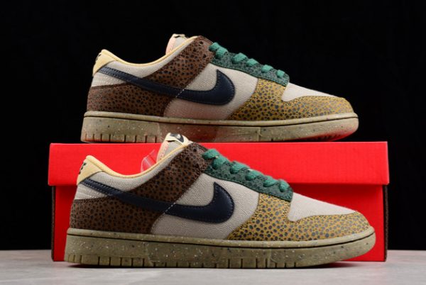 Best Selling 2022 Nike Dunk Low “Safari” Skateboard Shoes DX2654-200-3